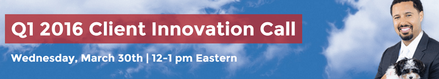 Q1 2016 Client Innovation Call for HighRoad 