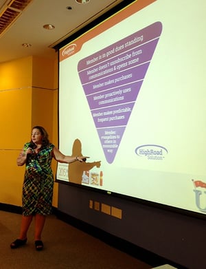 Suzanne Carawan at May Inbound Lunch Bunch