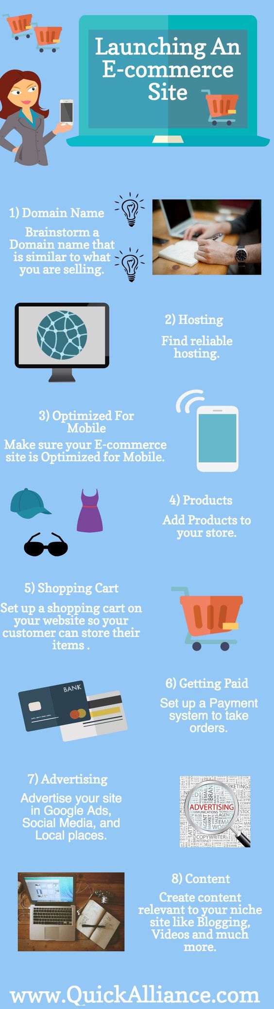 Infographic Of The Week: 8 Steps To Launching A Successful E-commerce Site