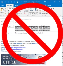 Why You Should Never Send Mass Emails Using Outlook