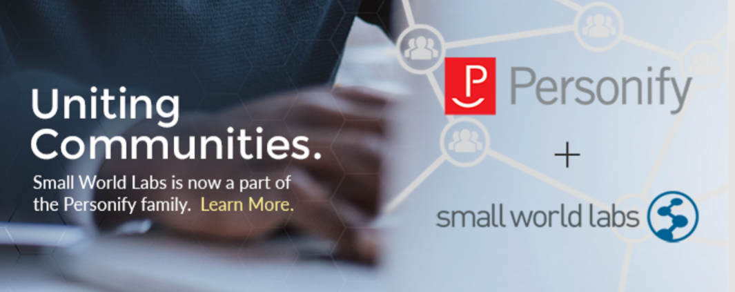 Personify Grows by Association: Acquires Small World Labs